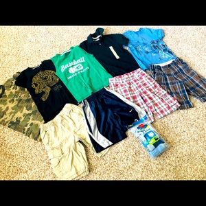 Boys 7/8 Summer clothing lot HANNA ANDERSON Nike